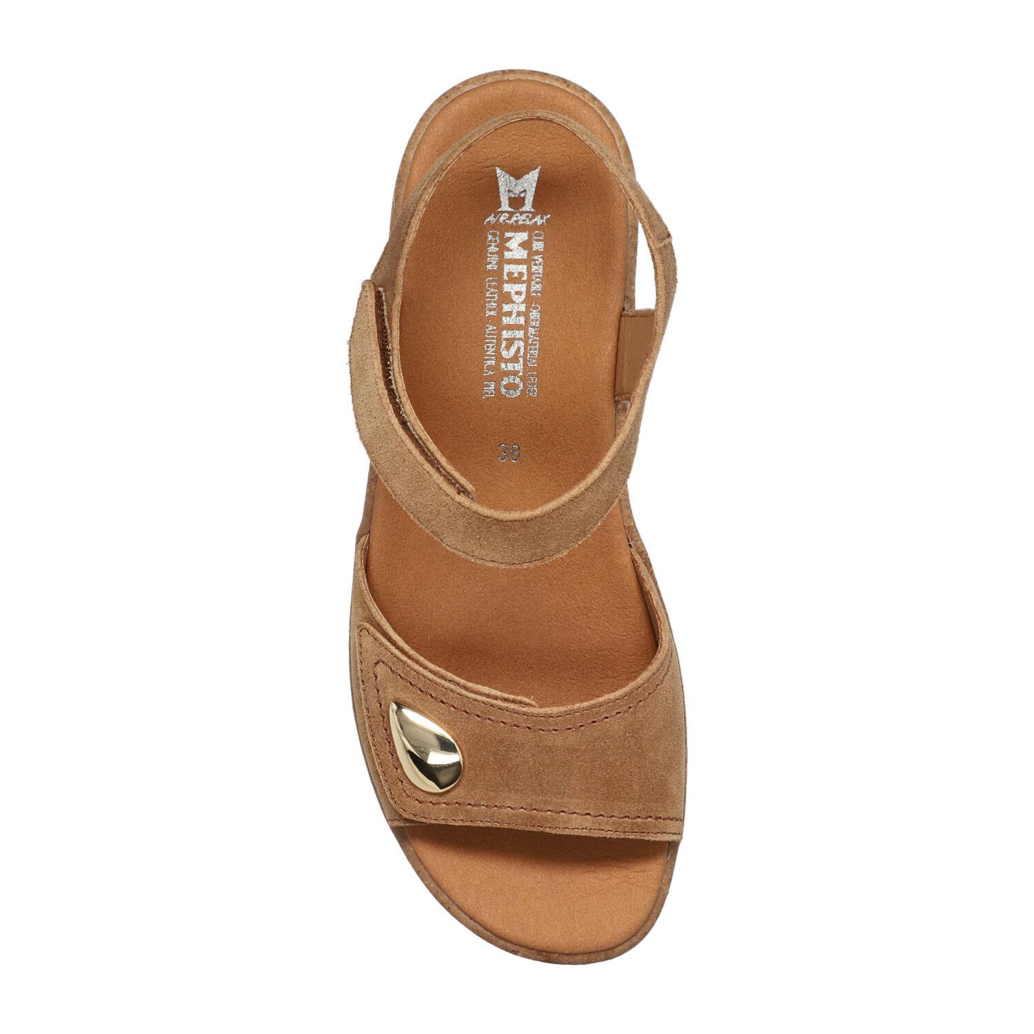 sandales femme modèle Franka Marron tobacco - Mephisto